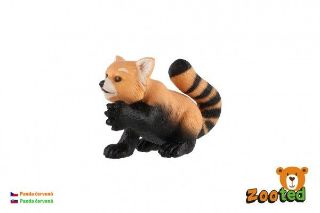 Obrázek z Panda červená zooted plast 5cm v sáčku 
